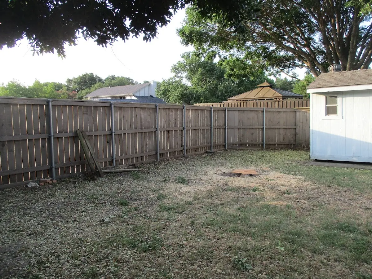 Cleared yard after professional tree removal in Inchelium